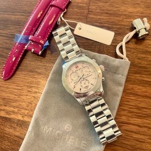 Women’s Michele Watch with alternate band included.